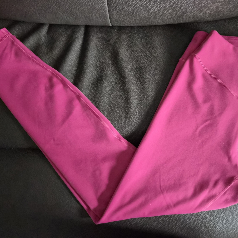 Lululemon Athletica WunderUnder Pink Leggings